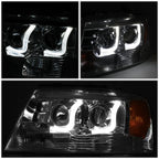 LED DRL Projector Headlight for Ford F150 Lincoln Mark LT (2004–2008)