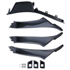 7Pcs Window Switch Interior Door Panel for BMW 5 Series 535i 550i (2010–2016) Carbon