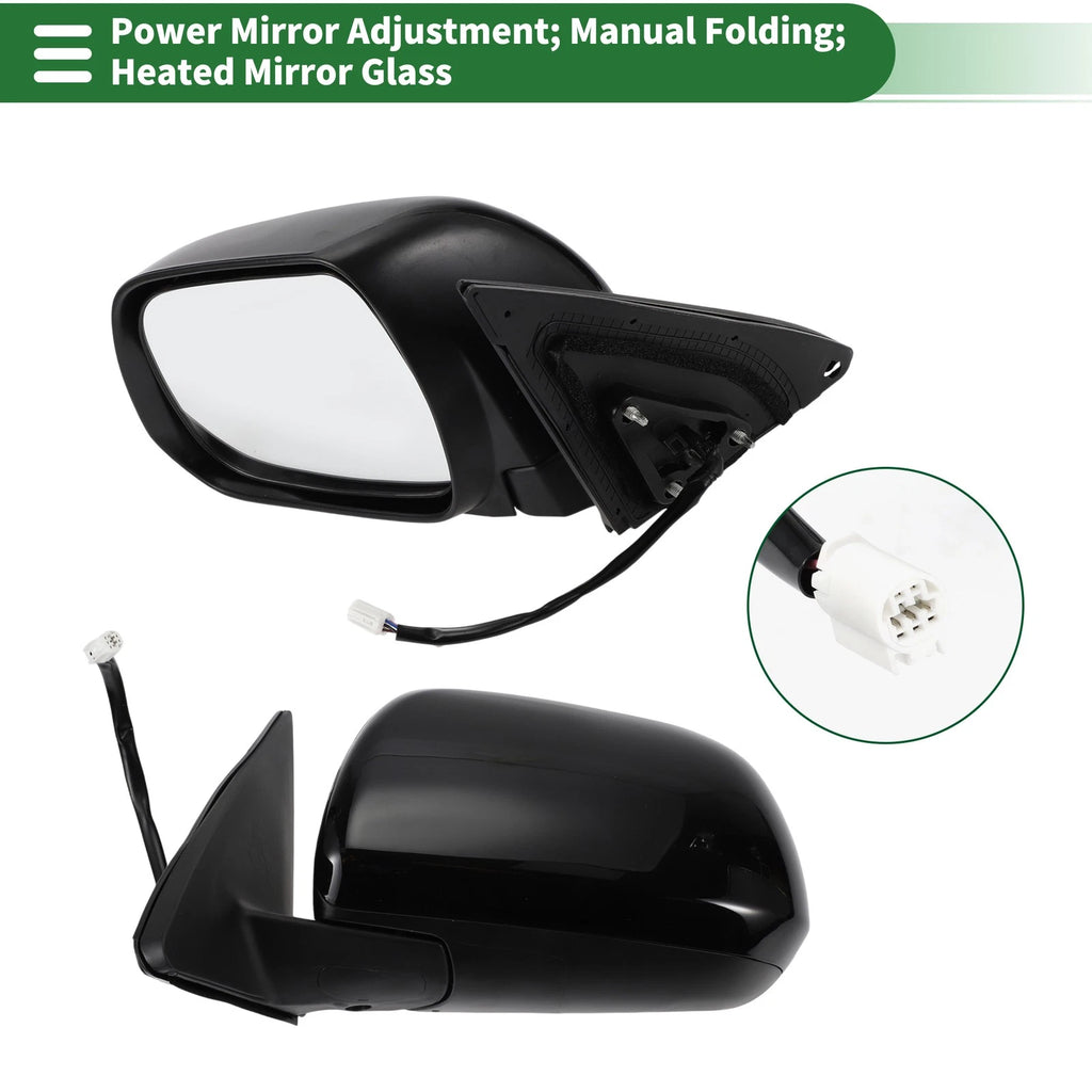 Left Side Heated Door Mirror Glass for Toyota Highlander (2014–2019)