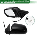 Left Side Heated Door Mirror Glass for Toyota Highlander (2014–2019)
