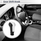 5 Speed Shift Knob for Chevrolet Spark (2013–2022) White Black