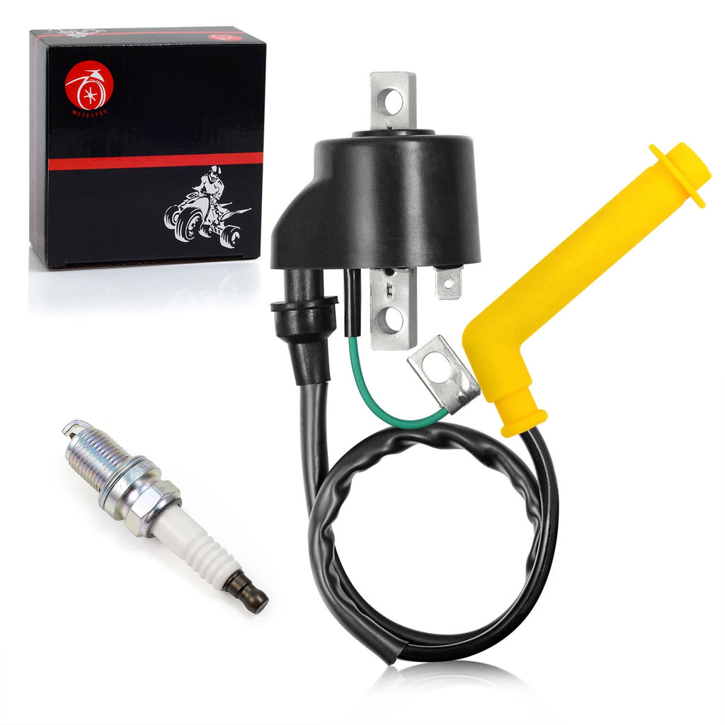 Ignition Coil & Spark Plug Set for Honda Rincon 650 TRX650 (2003–2005)
