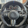 Real Carbon Fiber Steering Wheel for BMW M2 M3 M4 F80 F15 F30 (2014–2020)