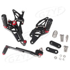 Adjustable Rearset Footrest Pegs for Suzuki GSXR1000 (2009-2016)