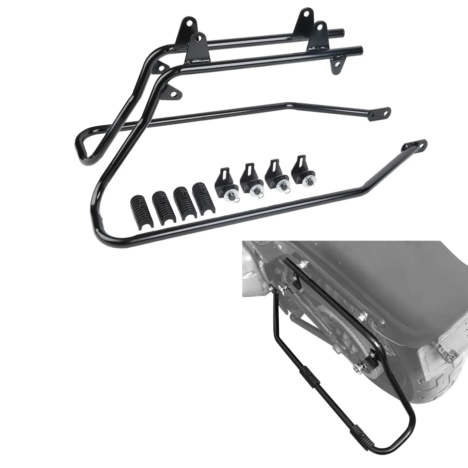 Saddlebags Conversion Brackets for Harley Davidson Softail (1984–2017)