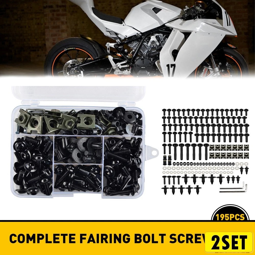2X Fairing Bolt Kit for Kawasaki Ninja ZX9R ZX6R (1998–2003)