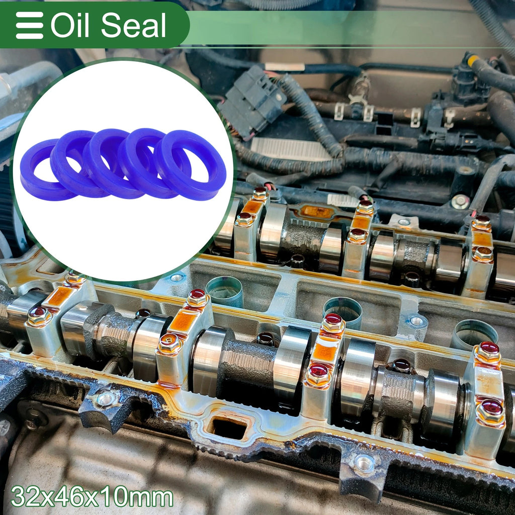 5 Pcs Oil Seal Ring 32x46x10mm for Rotary Shaft (Universal)