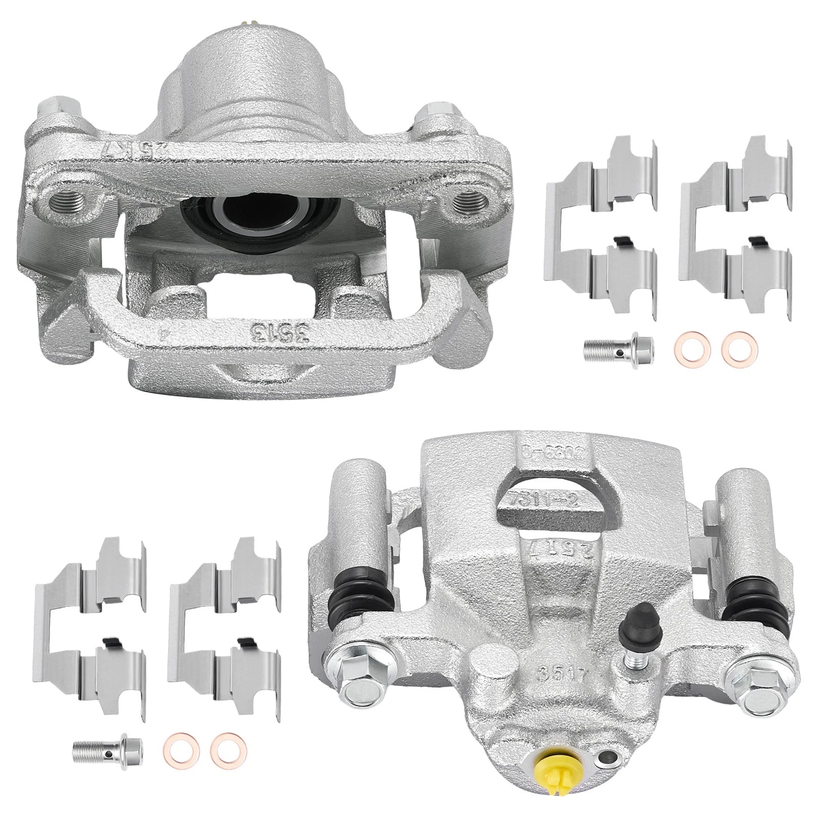 Pair Rear Brake Calipers for Nissan Altima (2002–2018), Maxima (2003–2023)