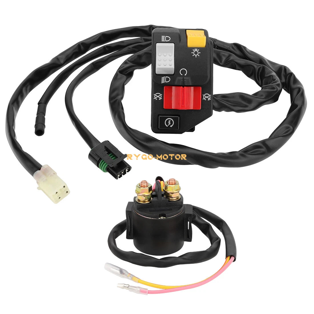 Handlebar & Starter Relay Switch for Honda Sportrax 250 TRX250EX 250EX (2001–2005)