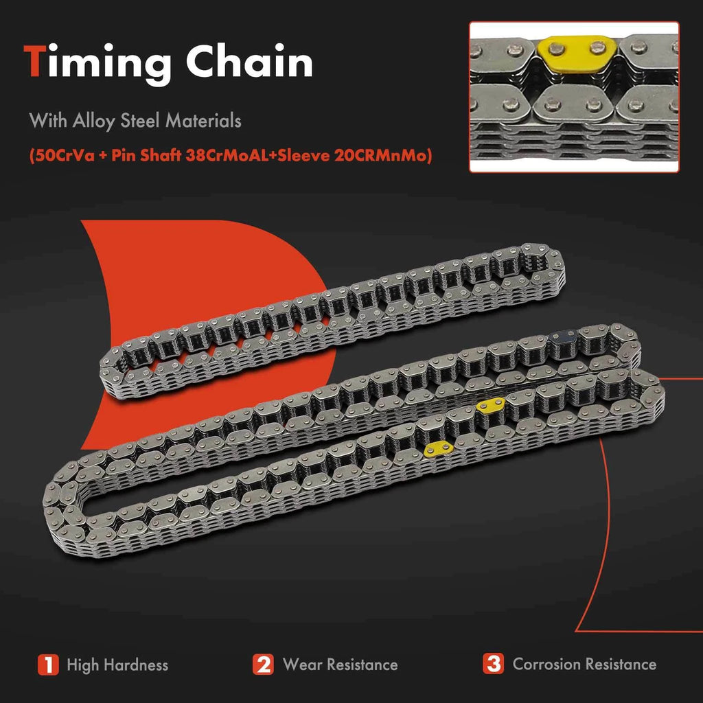 6X Timing Chain Kit for Nissan Altima Rogue INFINITI QX60 (2014–2018)