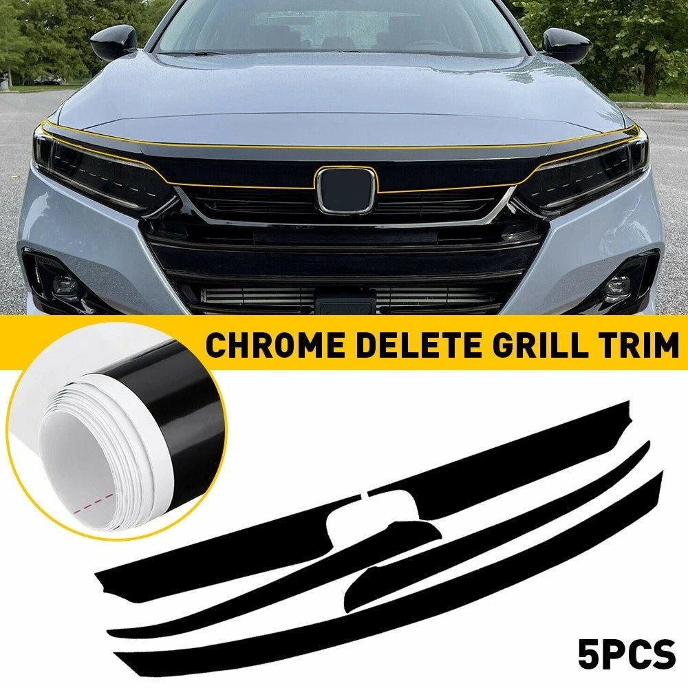 Chrome Delete Blackout Overlay for Honda Accord (2021–2022)