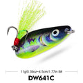 4.5cm Spoon Lure 11g Metal Vib Bait for Saltwater Bass Pike