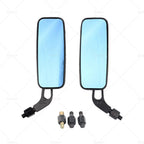 2X 8/10mm Motorcycle Mirrors for Chopper Cruiser Bobber Cafe Racer