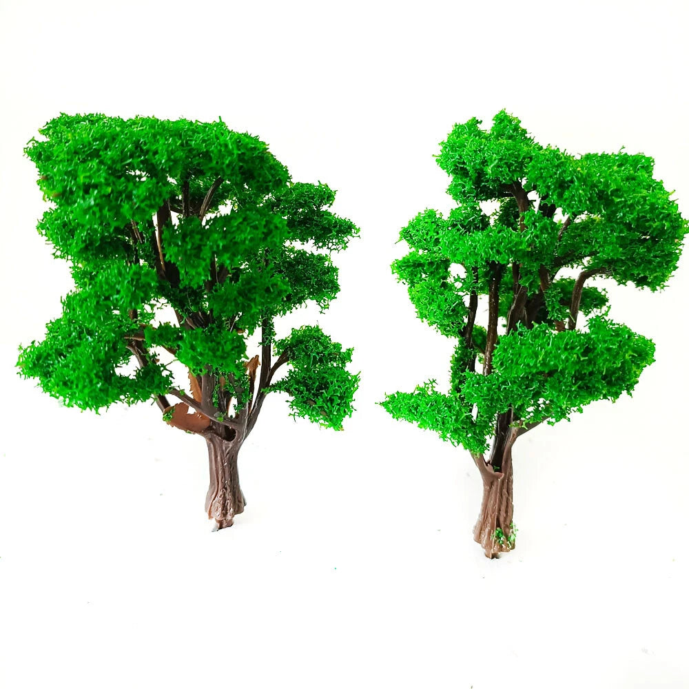 10Pcs 3.93" Tree Model for Garden Park Railroads Scenery Layout