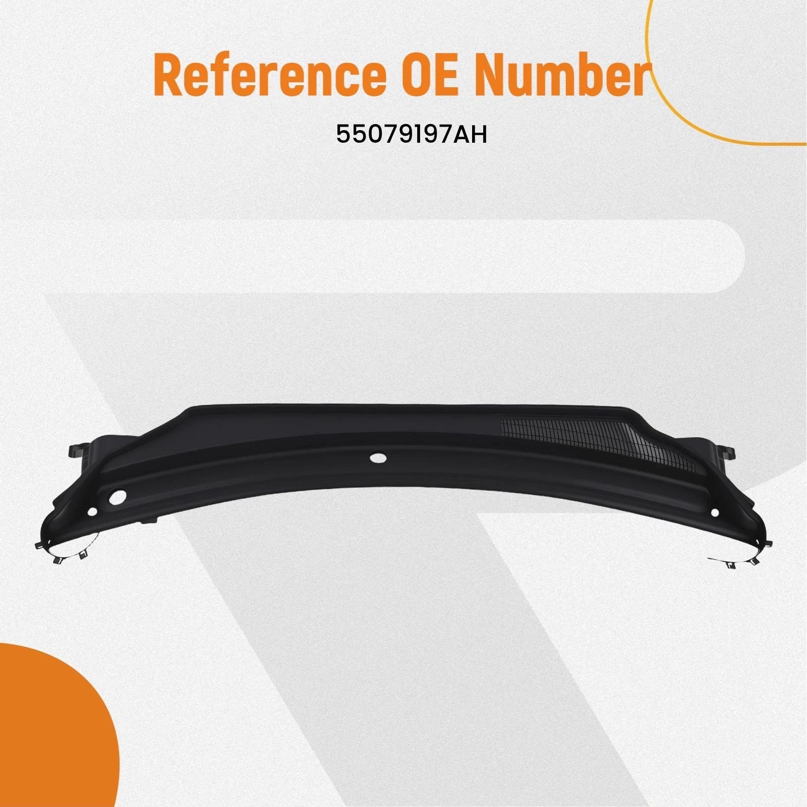 Windshield Wiper Cowl Cover Panel for Jeep Grand Cherokee (2011-2015)
