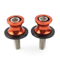 Swingarm Slider Stand Screws 8MM for Kawasaki ZX6R (2012–2021) Orange CNC