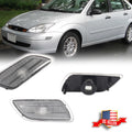 2X Euro Style Clear Lens Front Side Marker Lights for Ford Focus (2000–2004)