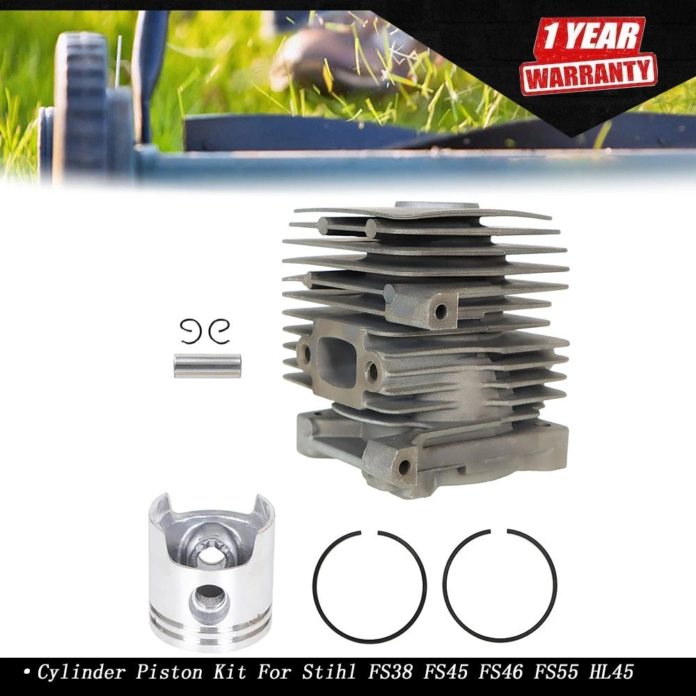 Piston Kit for Stihl FS38 FS45 FS46 FS55 HL45 (34mm Bore)