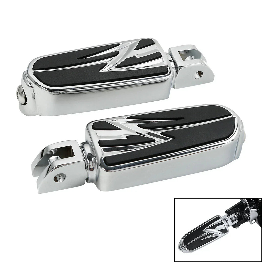 Driver Rider Footpegs Pegs for Harley Softail Street Bob Sport Glide (2018-2025)