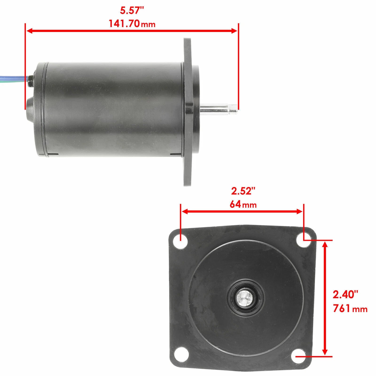 Tilt/Trim Motor for Yamaha F75 & F90 (2003–2004) 67F-43880-00-00