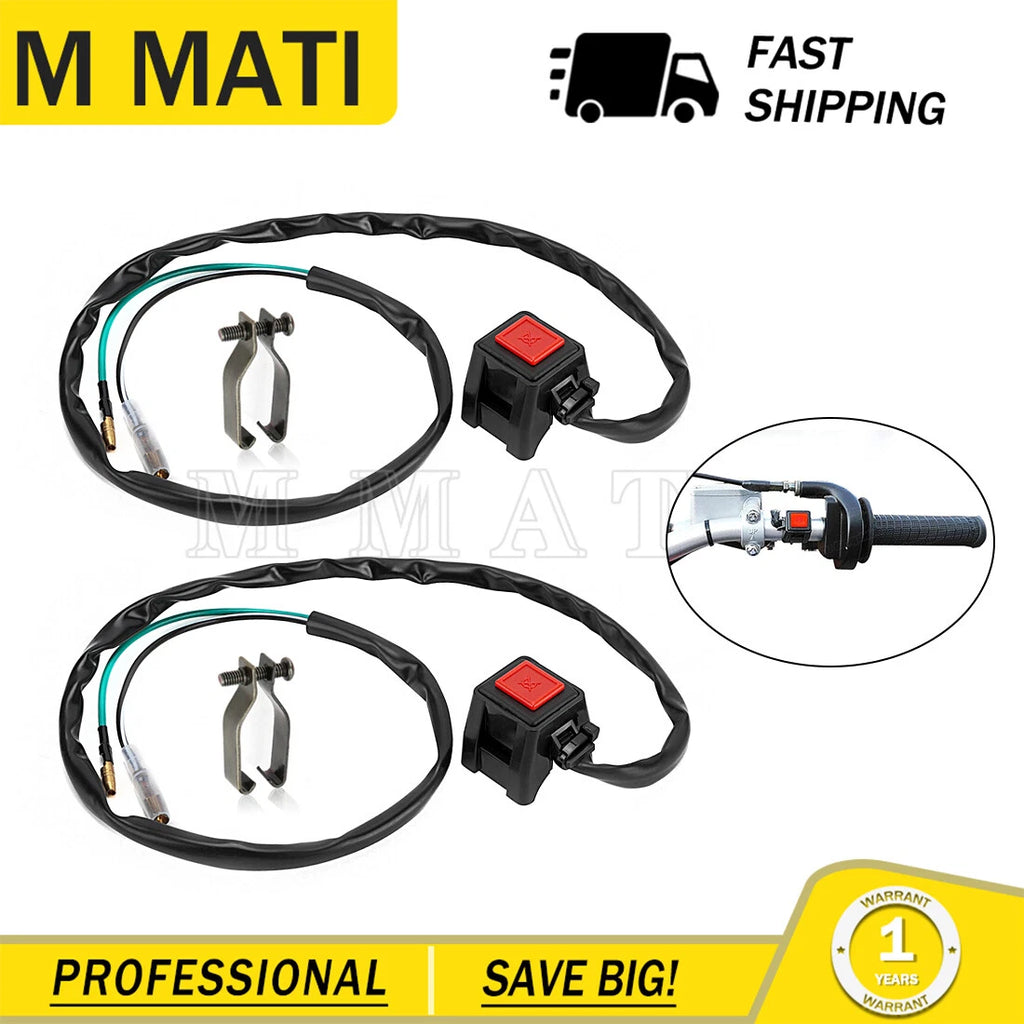 Kill Switch for Yamaha YZ60 YZ80 YZ85 YZ100 YZ125 YZ250 YZ400 YZ426 YZ465 YZ490 (1980–2006)