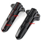 Smoke LED Front Lower Fork Leg Covers for Harley FLHR FLHTK FLHX (2014-2020)