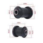 Set of 4 Front Lower Control Arm Bushings for Chevrolet Silverado 2500 HD (2001–2010)