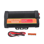 16000W Car Power Inverter DC 12V to AC 110V Pure Sine Wave with 4 Fuses