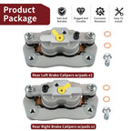 Rear Left + Right Brake Calipers w/ Pads for Yamaha YXZ1000R (2016–2024)