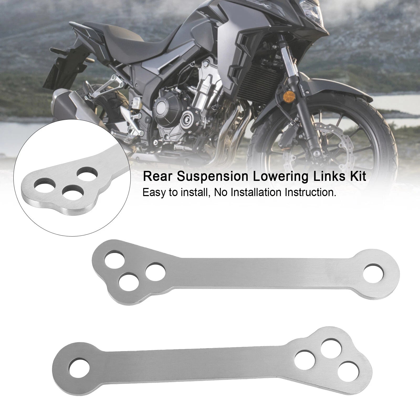 Rear Suspension Lowering Links Kit for Honda CB400X CB500X (2019–2020)