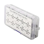 72 PCS Assorted Glass Tube Fuses for Cars (0.5A–30A)