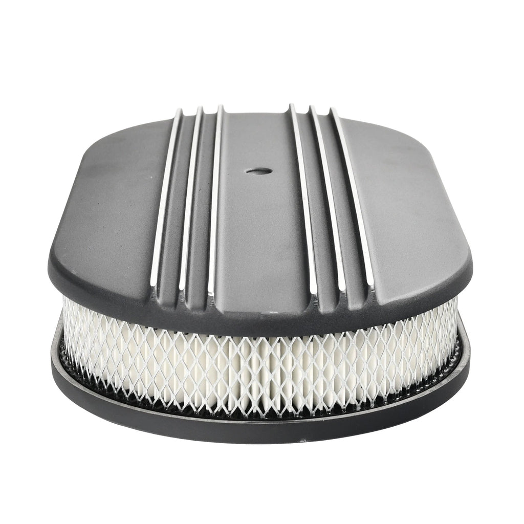 15" Aluminum Oval Air Cleaner Assembly for SBC Chevy Ford (1960–2023)
