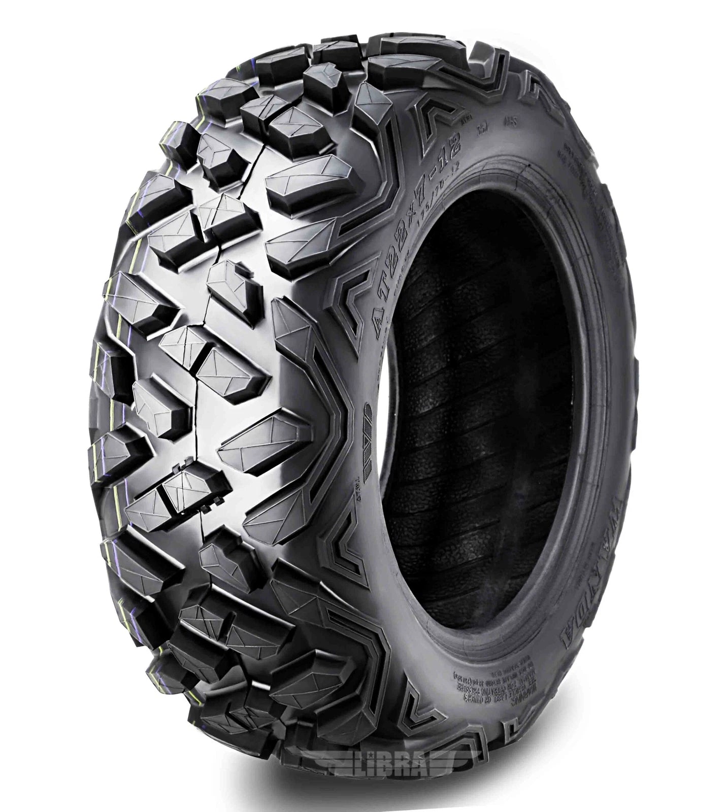 WANDA ATV Tires 22x7-12 22x7x12 6PR Bighorn Style (Fits )