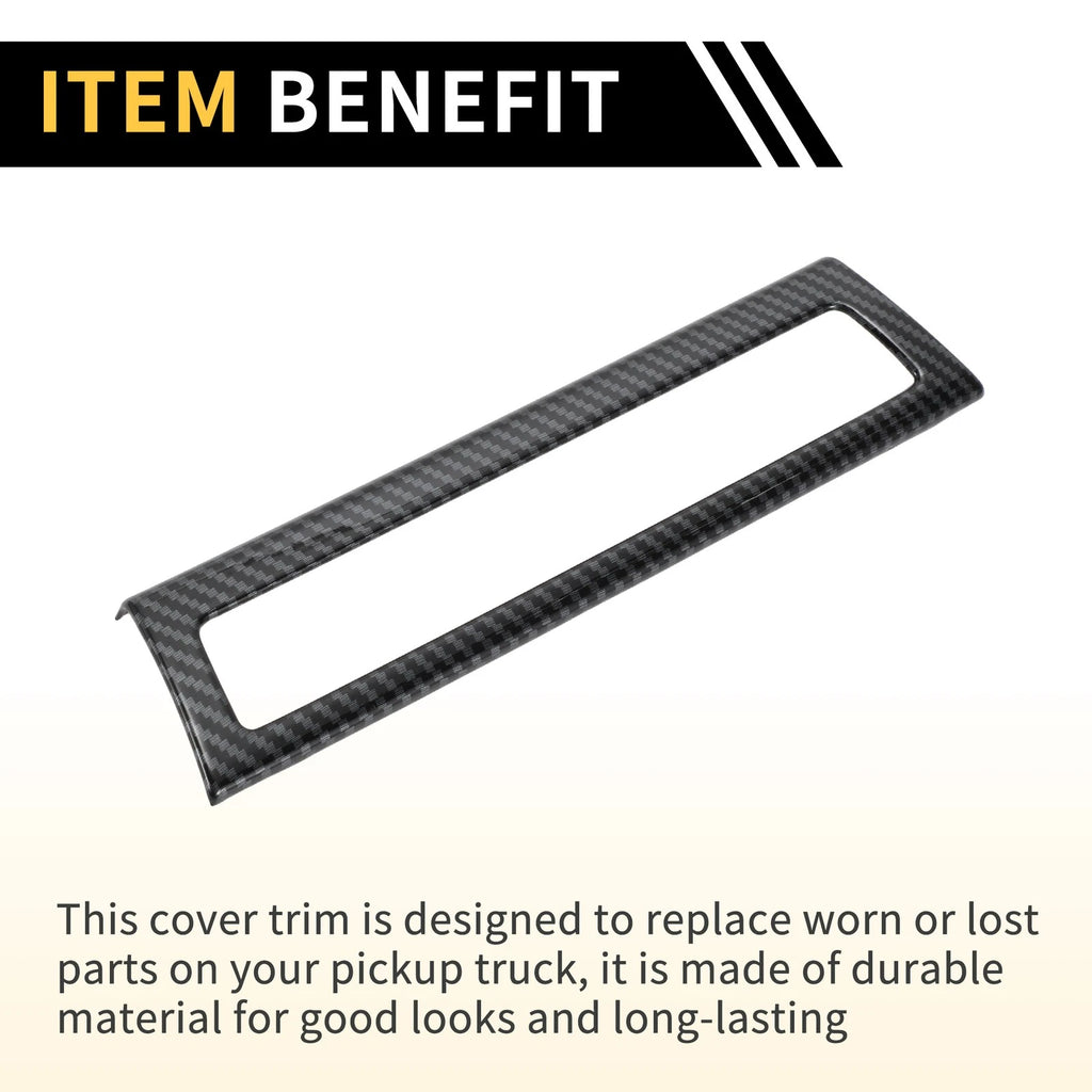 USB Charger Interface Panel Cover for Chevy Colorado (2023–2024) Carbon Fiber