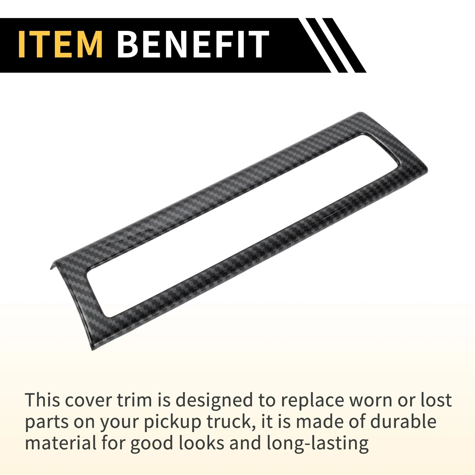 USB Charger Interface Panel Cover for Chevy Colorado (2023–2024) Carbon Fiber