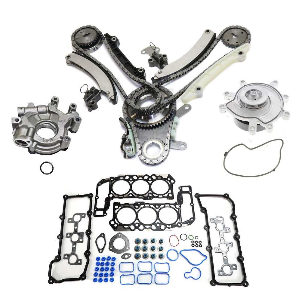 Timing Chain Kit for Dodge Ram 1500 (2002–2003) with Head Gasket Set, Water Pump