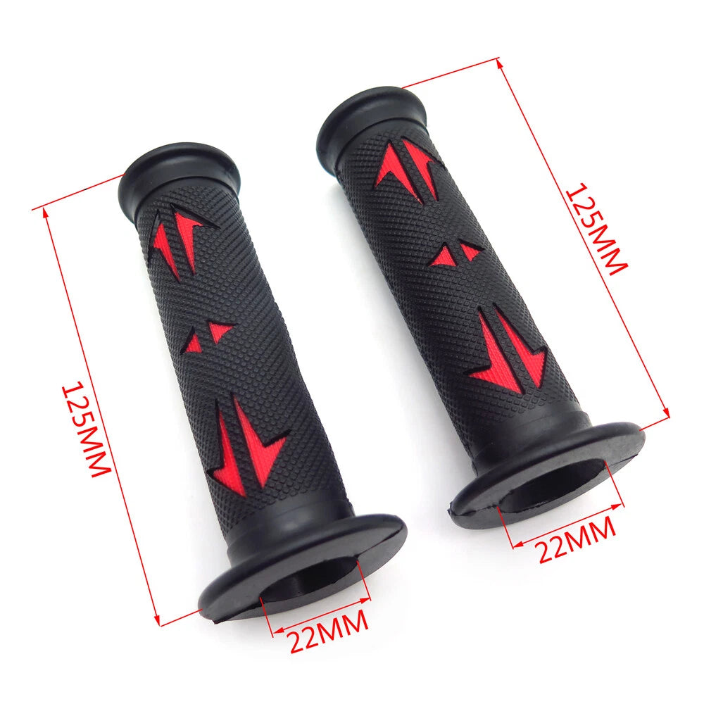 Universal 22mm 7/8" ATV Dirt Bike Hand Grips for Honda Kawasaki Suzuki
