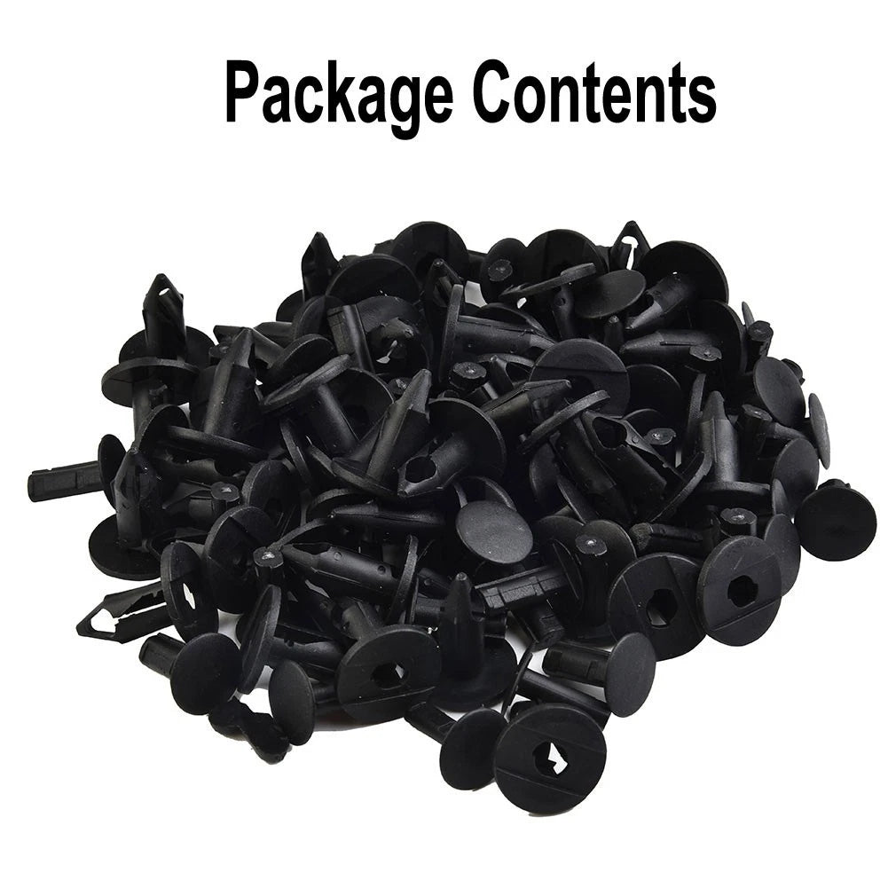 50X Fenders Rivets Clips for ATV UTV (8mm Diameter)