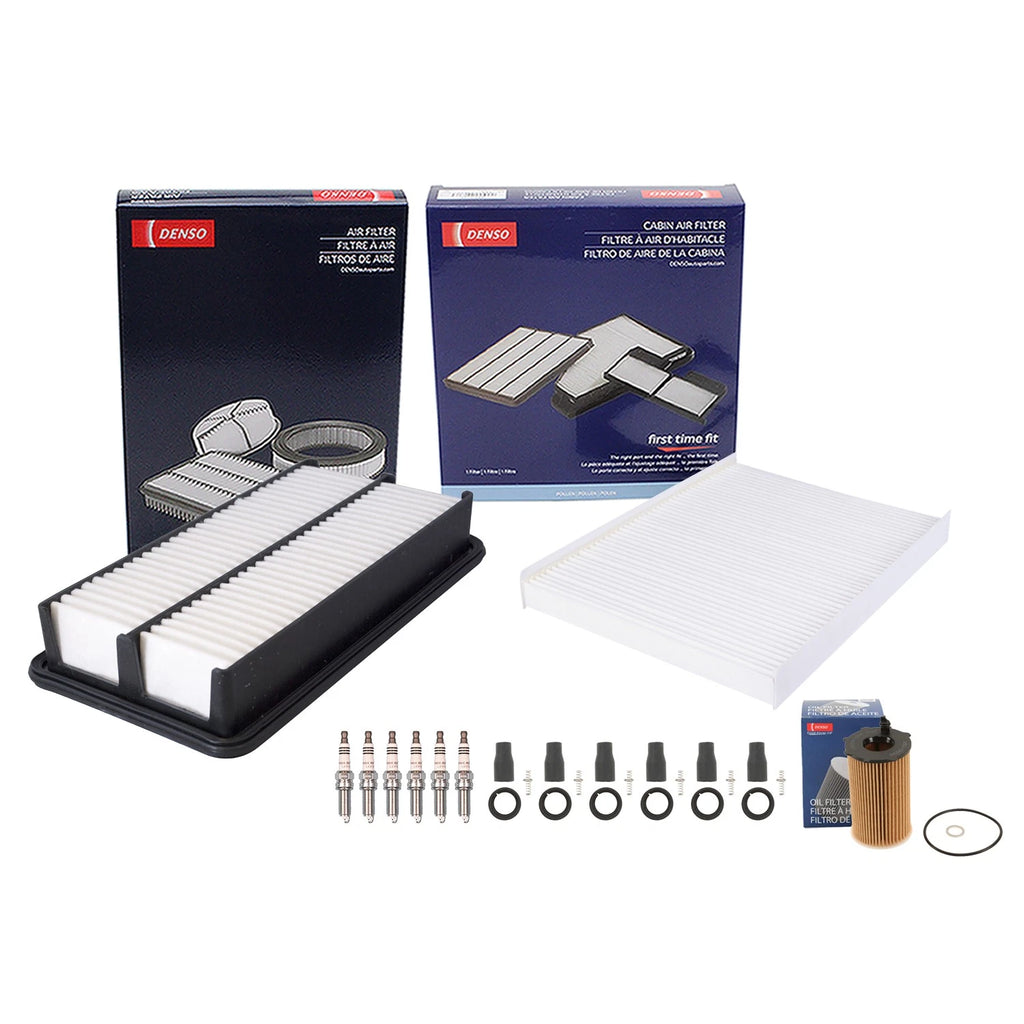 Denso Tune Up Kit with NGK 6 Spark Plugs & Boots for Kia Sedona (2006–2014)
