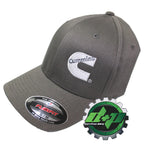 Cummins Charcoal Gray Flex Fit Ball Cap Hat S/M