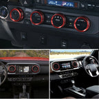 A/C Vent Ring Outer Trim Covers for Toyota Tacoma (2016–2022)