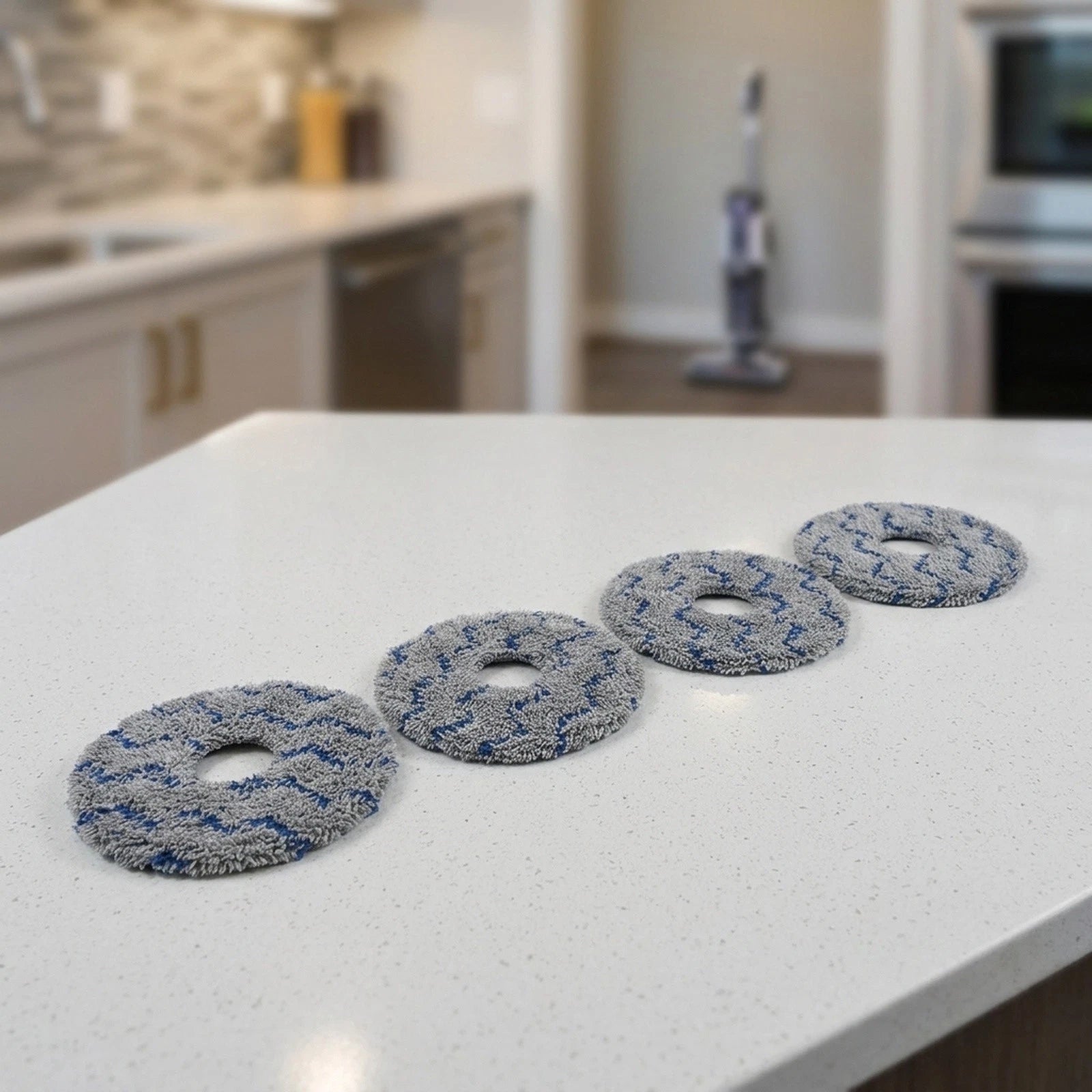 Replacement Filter Cloth and Blue Striped Rags for ECOVACS X5 PRO