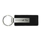 Black Leather Keychain KC1540.DRT - Officially Licensed for Dodge R/T