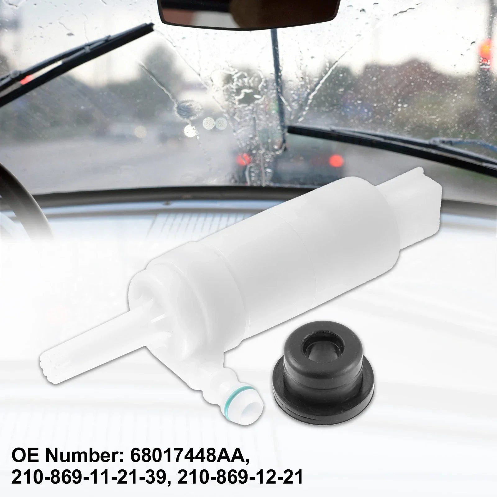 Windshield Washer Pump for Mercedes-Benz W203 W208 W209 W210 (2000-2006)