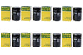 Set of 8 Engine Oil Filters for Audi TT Quattro, VW Cabrio, Golf, Jetta, Passat