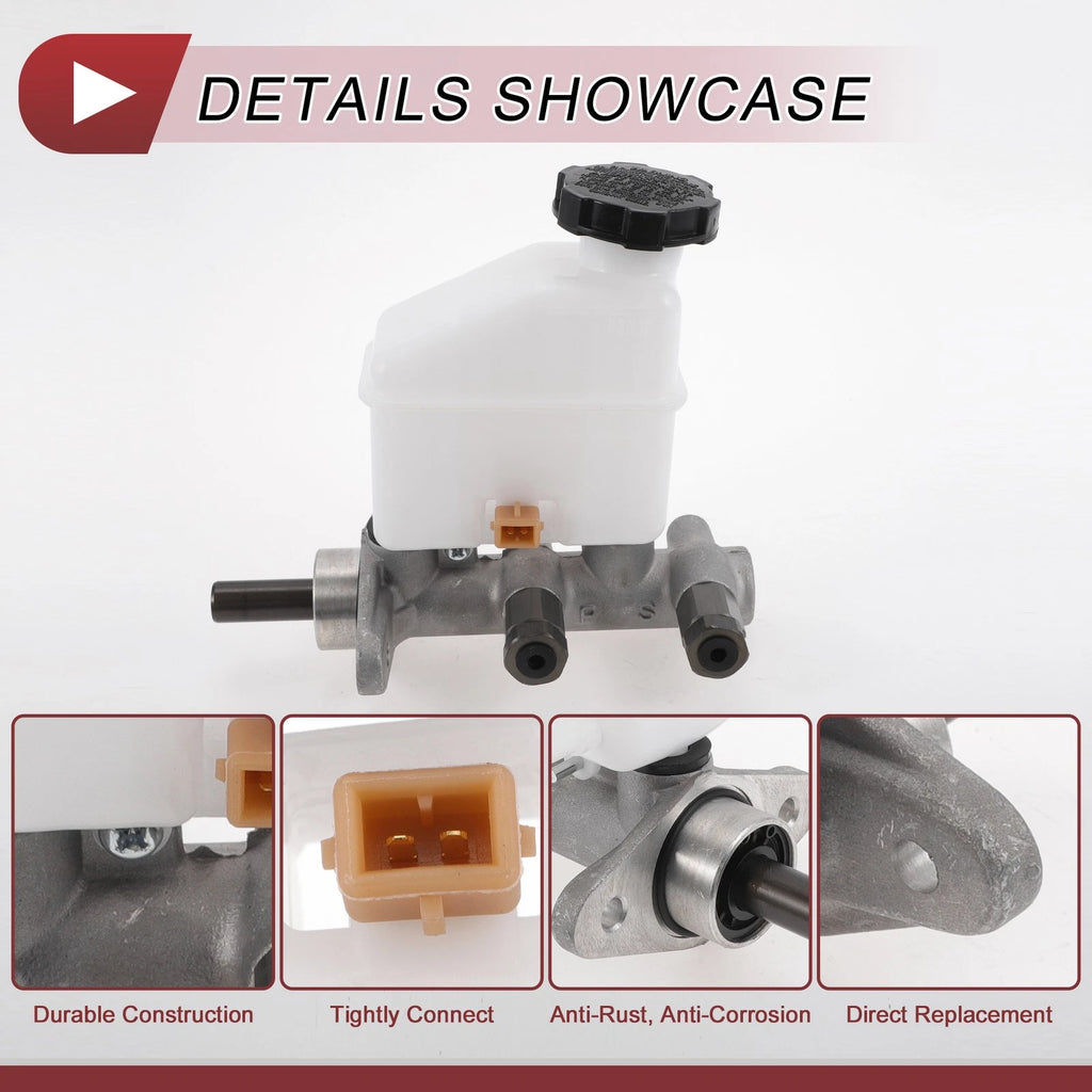 Brake Master Cylinder with Reservoir No. 585102H000 for Hyundai Elantra (2006–2010)
