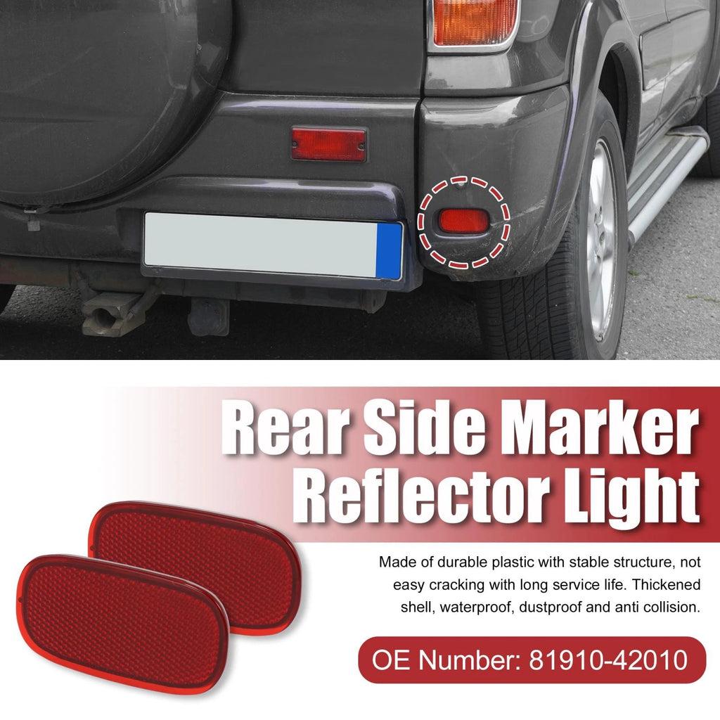 Pair Rear Bumper Side Marker Reflector for Toyota RAV4 (2019–2023) 81910-42010