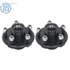 Set of 2 Trailer Hub Kit & Bearings for 2000 lbs Spindle (5 on 4.5")