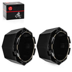 2 Pack Hub Cap Cover for Polaris Sportsman 570 SP Touring (2017–2019) Matte Black