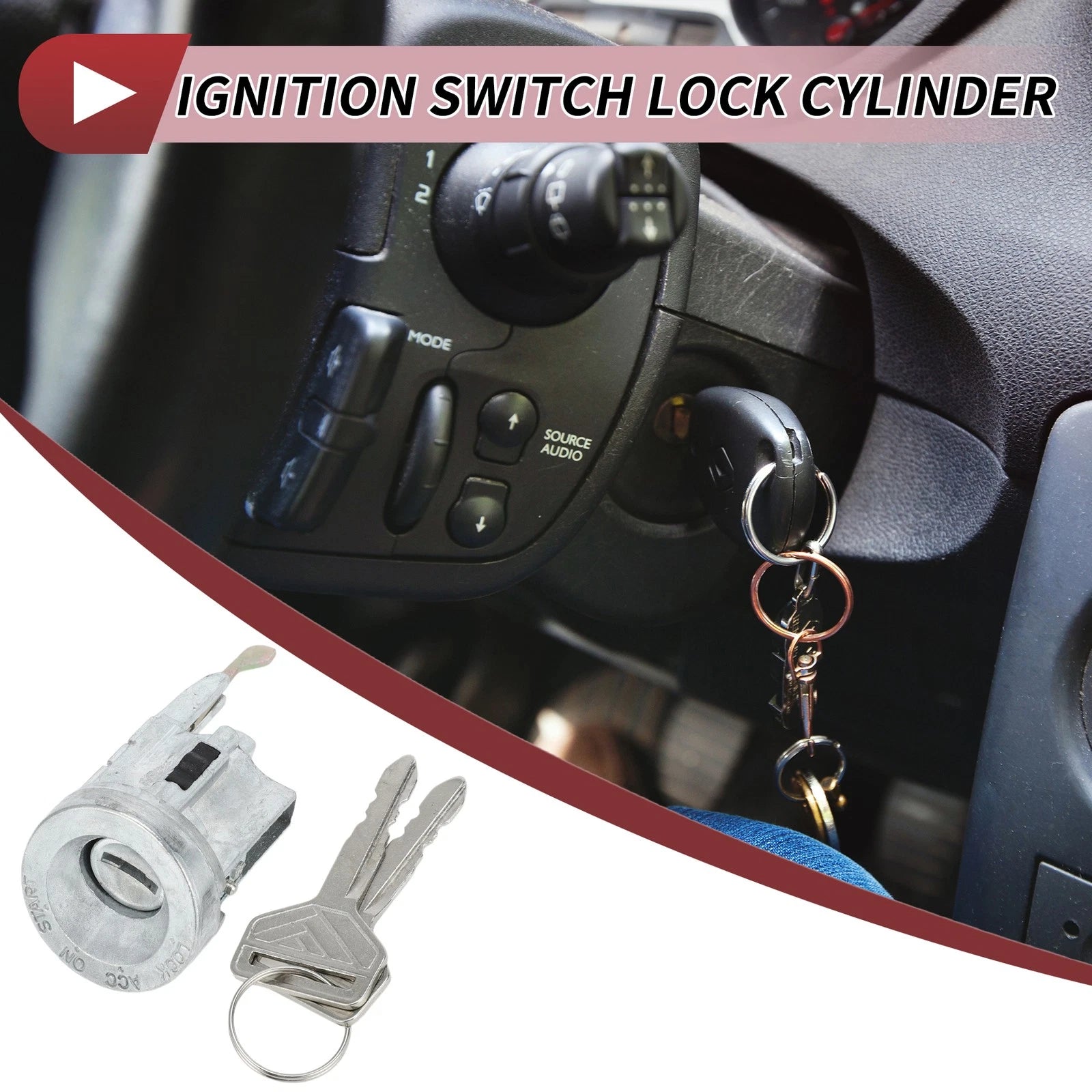 Ignition Lock Cylinder for Toyota Pickup, 4Runner (1984–1987) No. 6905789108